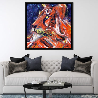 Whiskers Canvas Wall Art