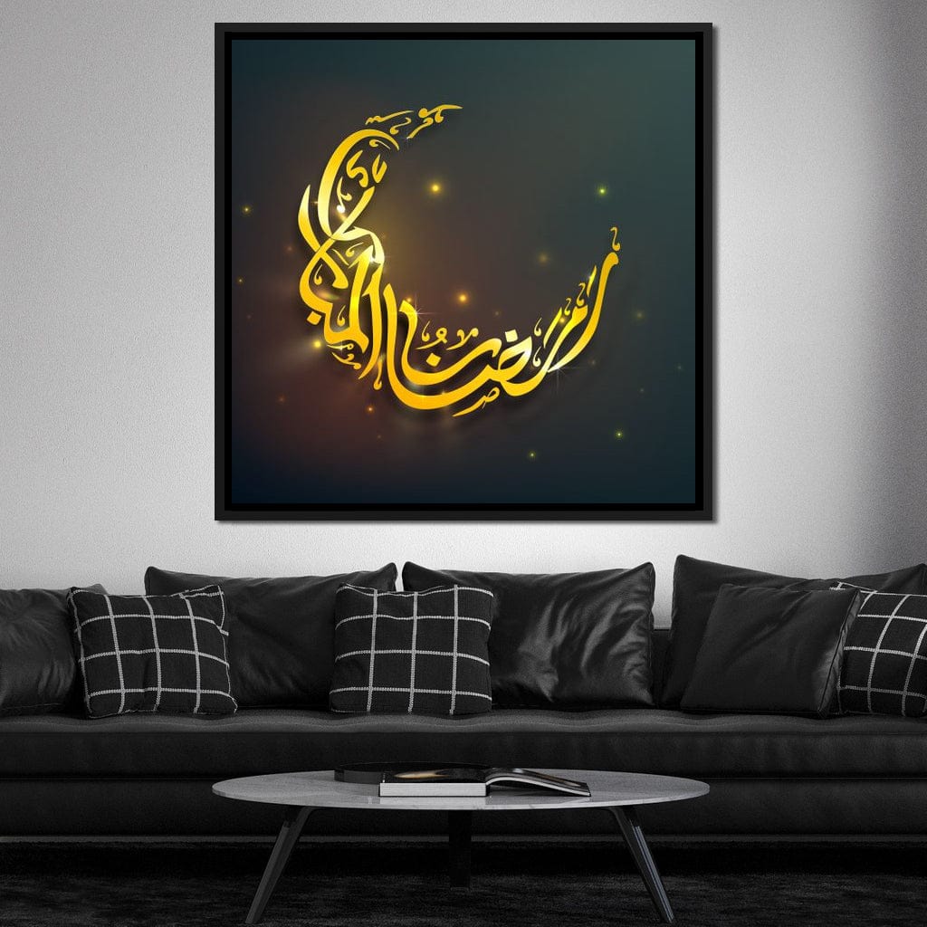 Half Moon Canvas Wall Art