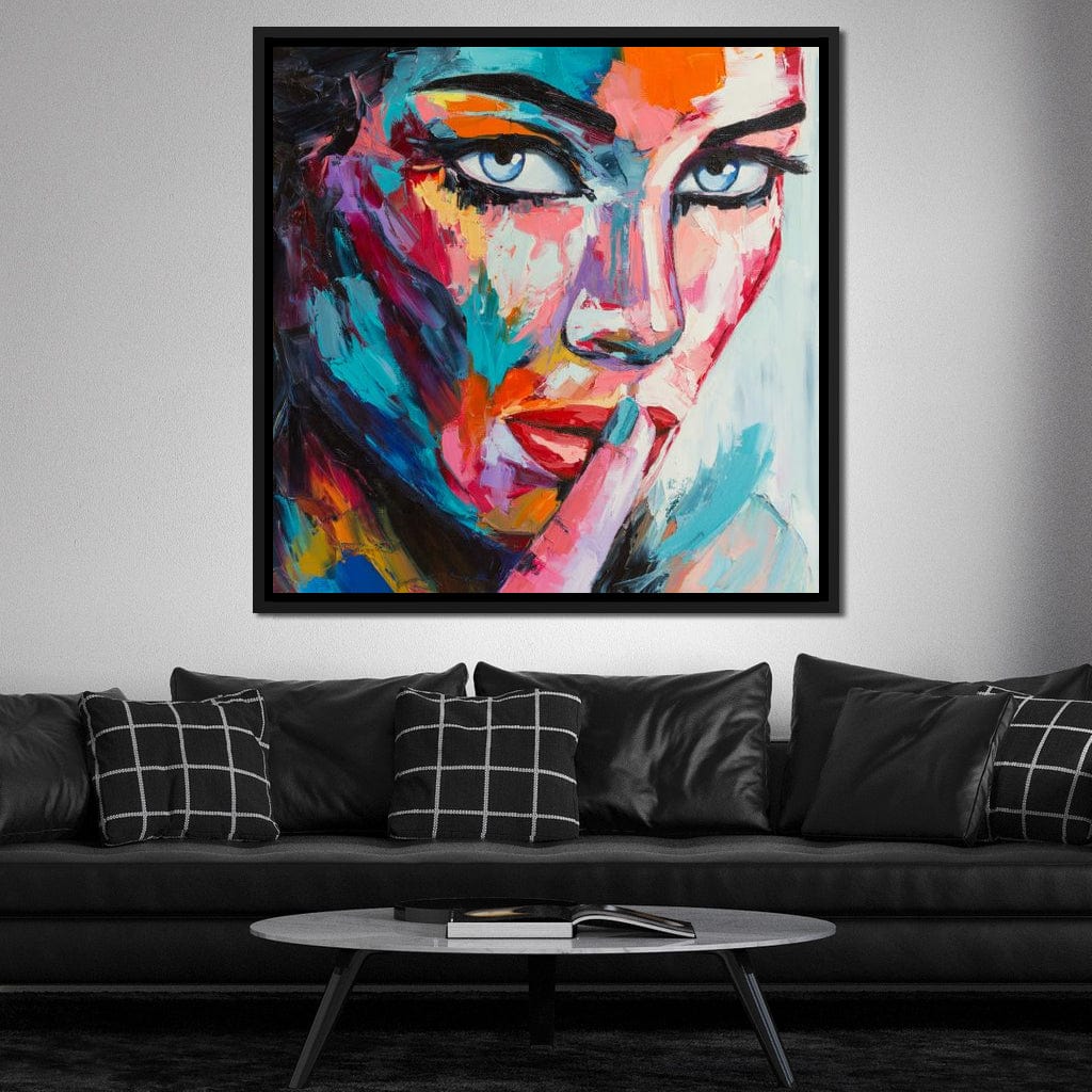 Janice Portrait Canvas Wall Art