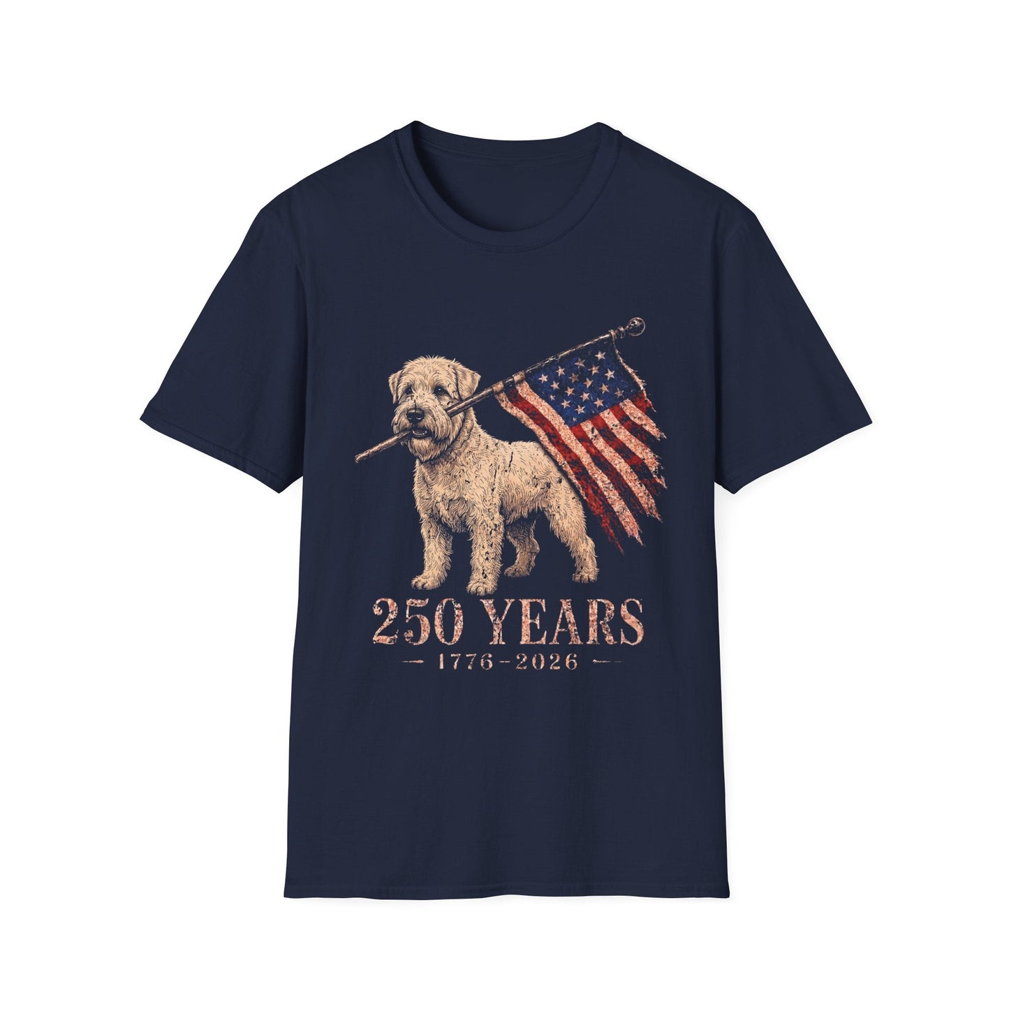 Wheaten Terrier USA 250 Years Tee
