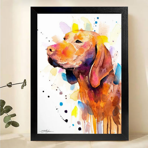 W288 Natural Wood Canvas – Abstract Art | Perfect for Living Room & Office