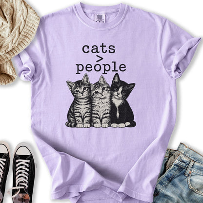 Cats > People Relaxed Tee
