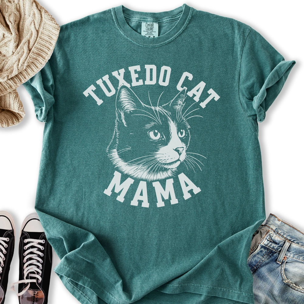 Tuxedo Cat Mama Relaxed Tee