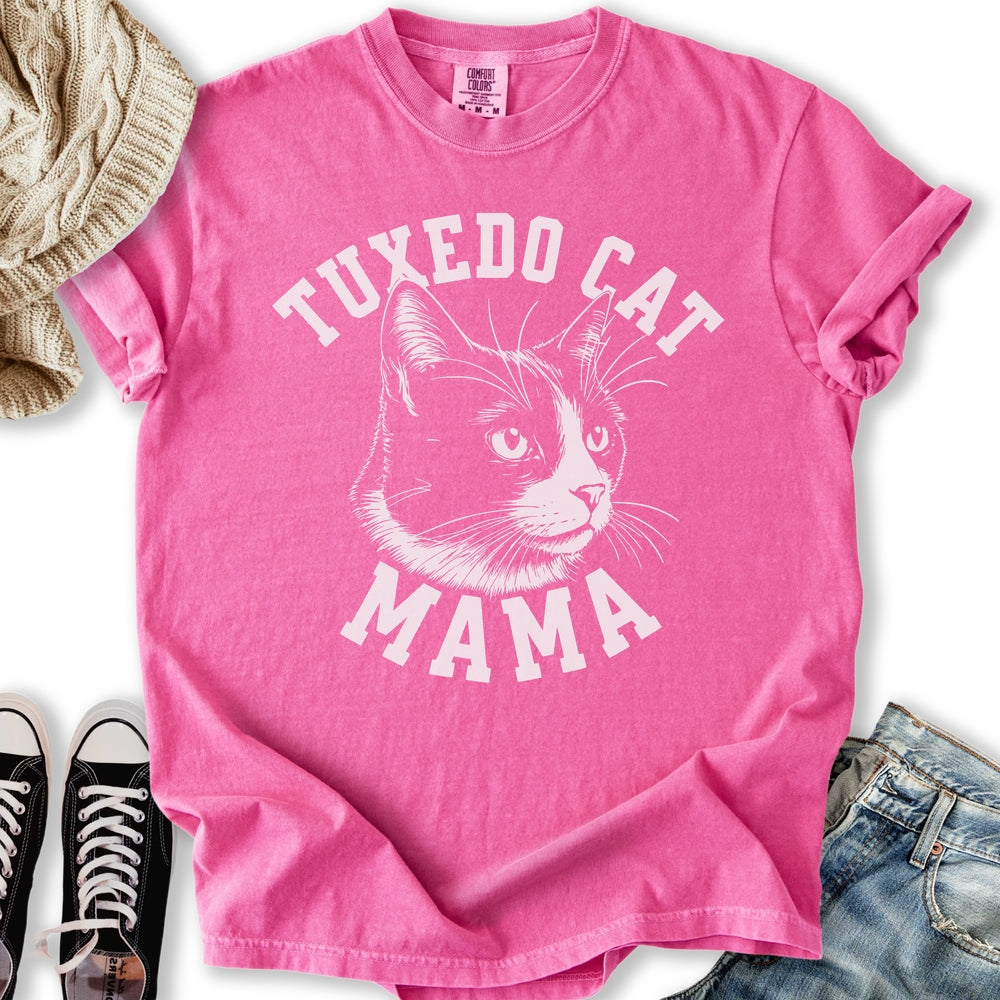Tuxedo Cat Mama Relaxed Tee