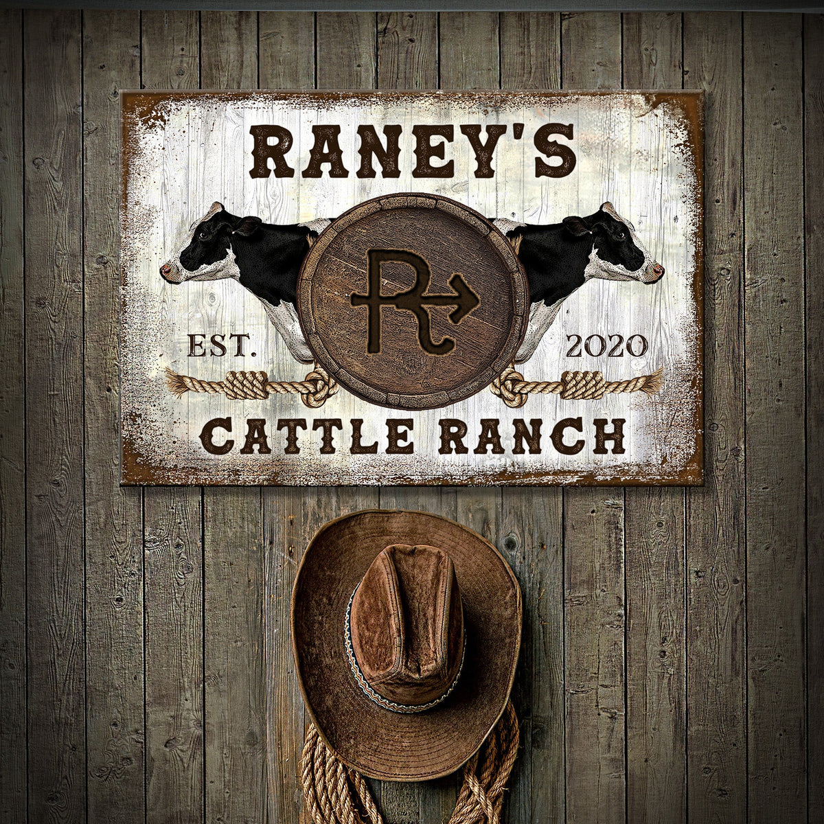 Cattle Brand - Holstein Sign