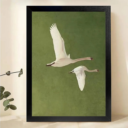 W098 Natural Wood Canvas – Abstract Art | Perfect for Living Room & Office