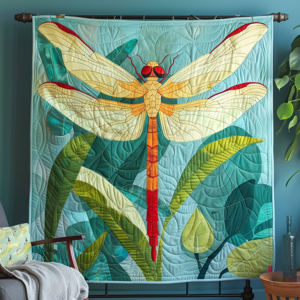 Breeze Ballet Quilted Blanket - Throw (55" x 60")