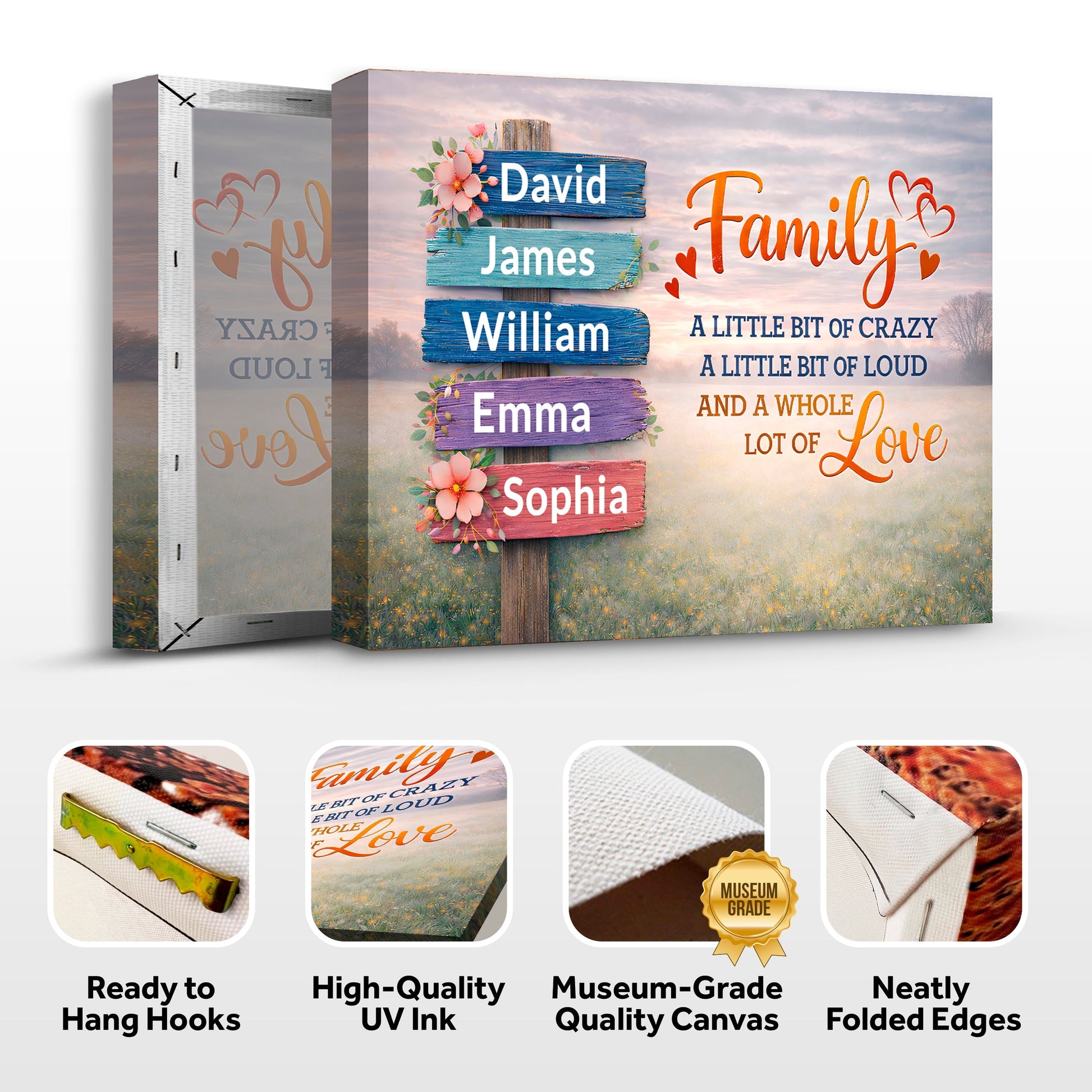 Family Whole Lot Of Love Wall Sign II