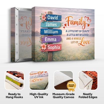 Family Whole Lot Of Love Wall Sign II