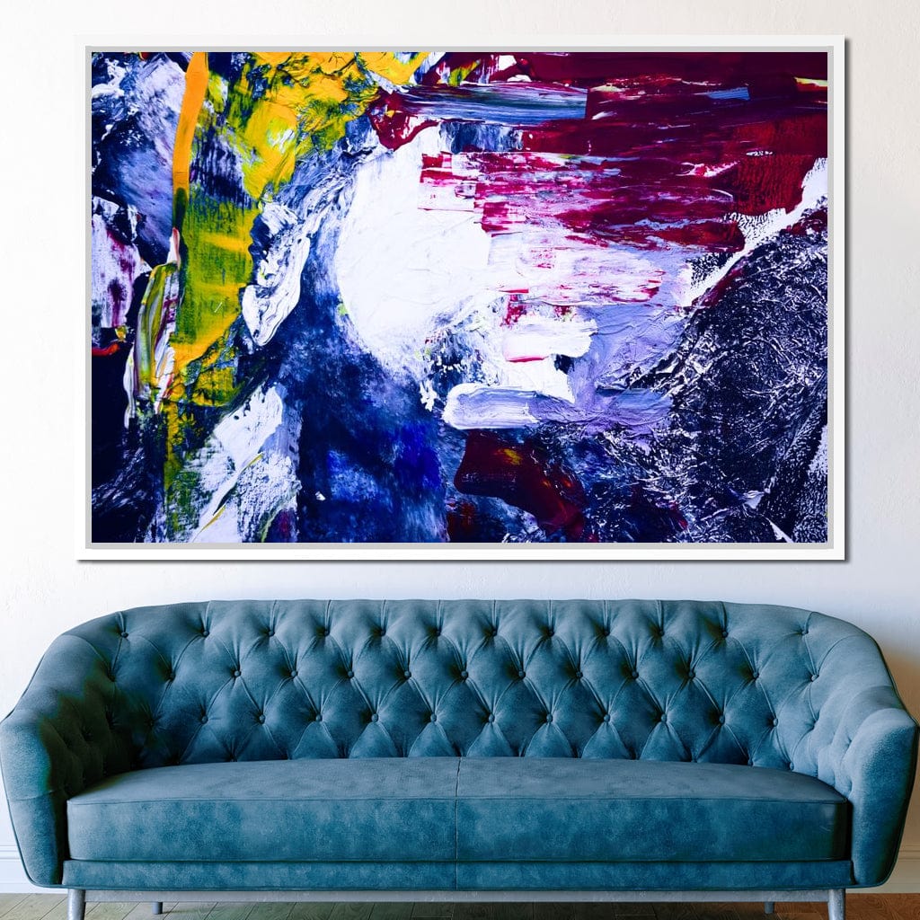 Abstract Sea Splash Canvas Wall Art