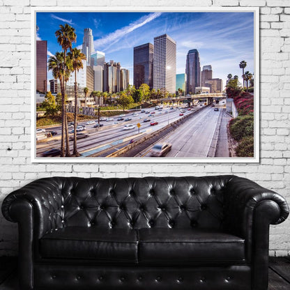 Los Angeles Skyline Canvas Wall Art
