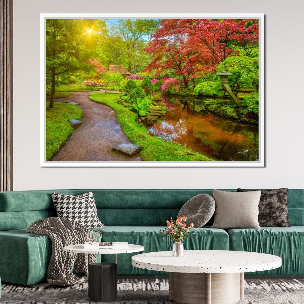 Japanese Garden Canvas Wall Art