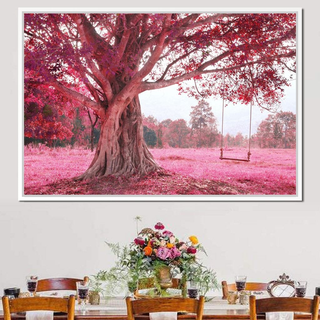 Romantic Cherry Blossom Canvas Wall Art