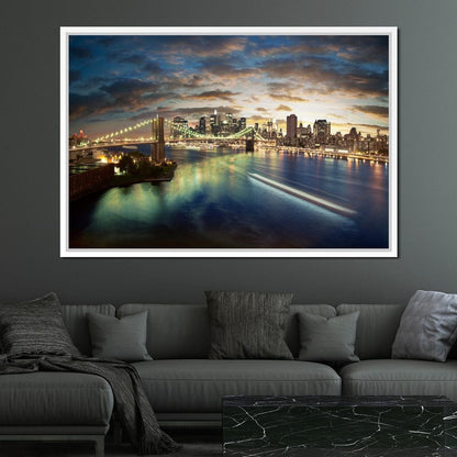 Amazing New York Cityscape Canvas Wall Art