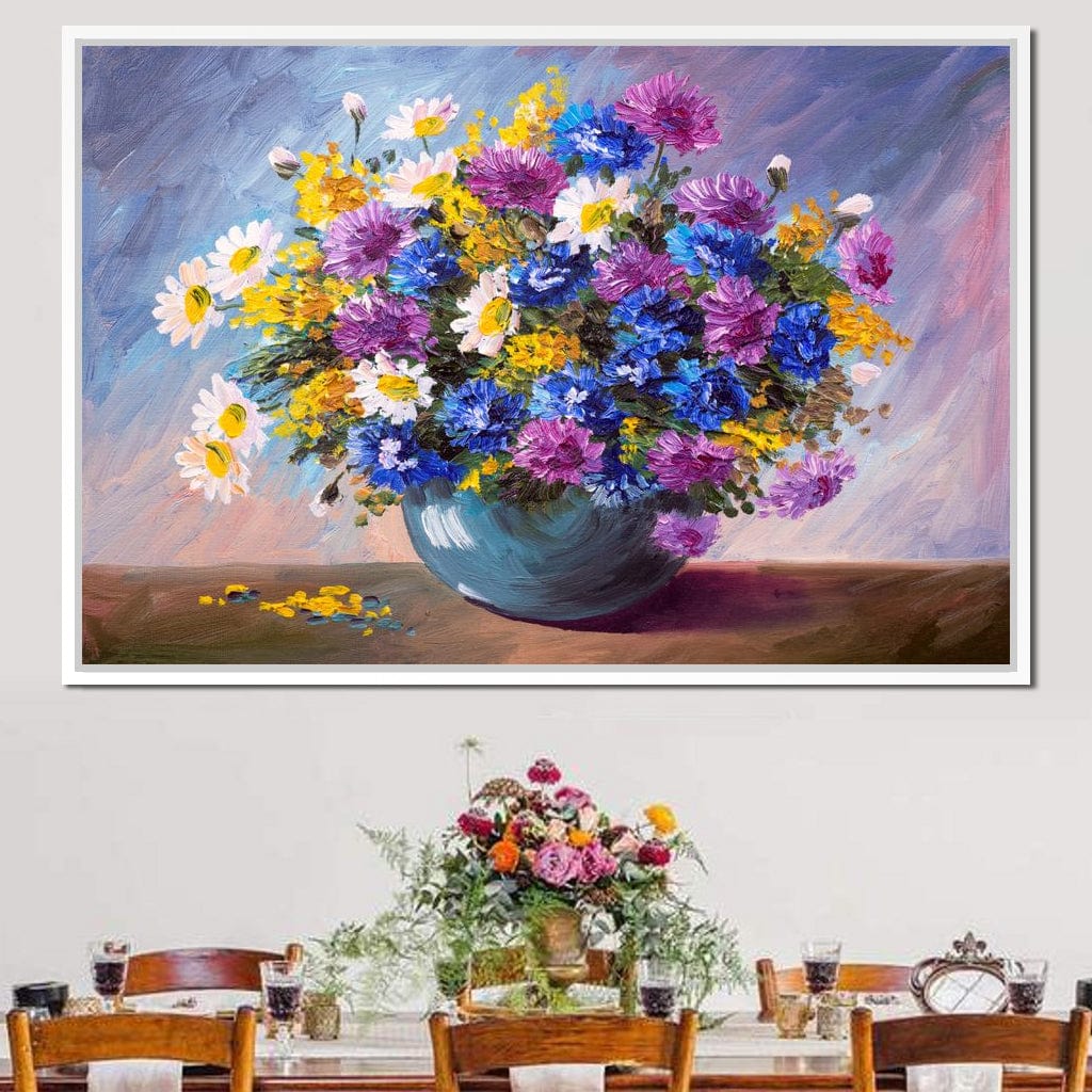 Bouquet of Wildflowers Canvas Wall Art