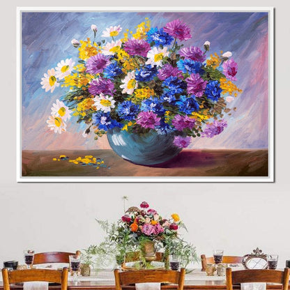 Bouquet of Wildflowers Canvas Wall Art