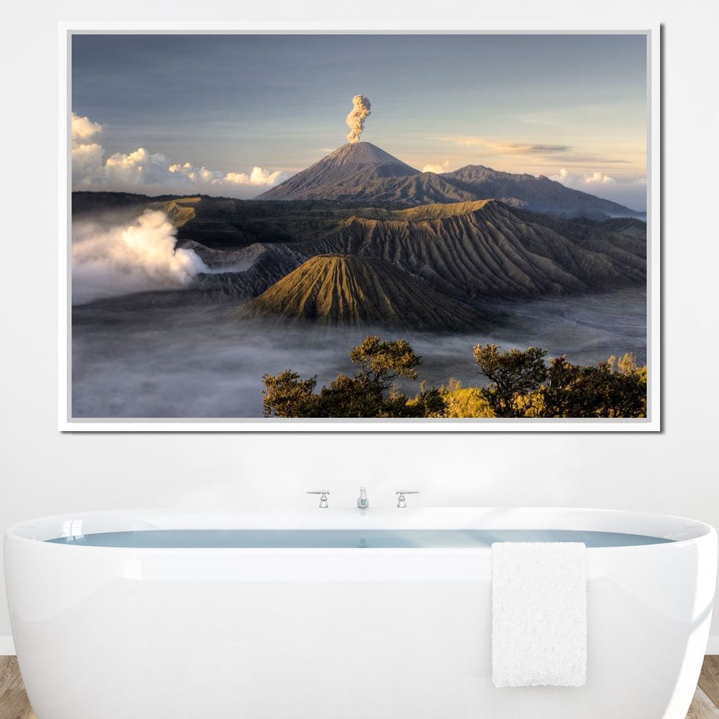Bromo Volcano Canvas Wall Art
