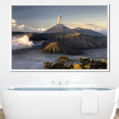 Bromo Volcano Canvas Wall Art