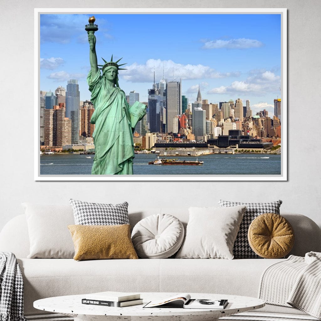 The New York City Skyline Canvas Wall Art