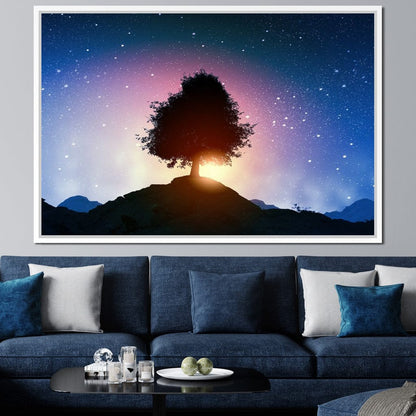Spectacular Otherworldly Sunset Canvas Wall Art