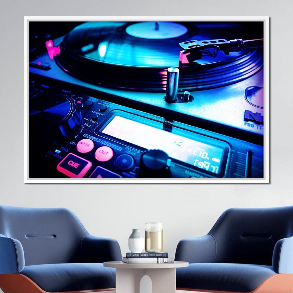 Long Live Vinyl Canvas Wall Art