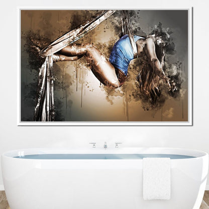 Acrobat Elegance Canvas Wall Art