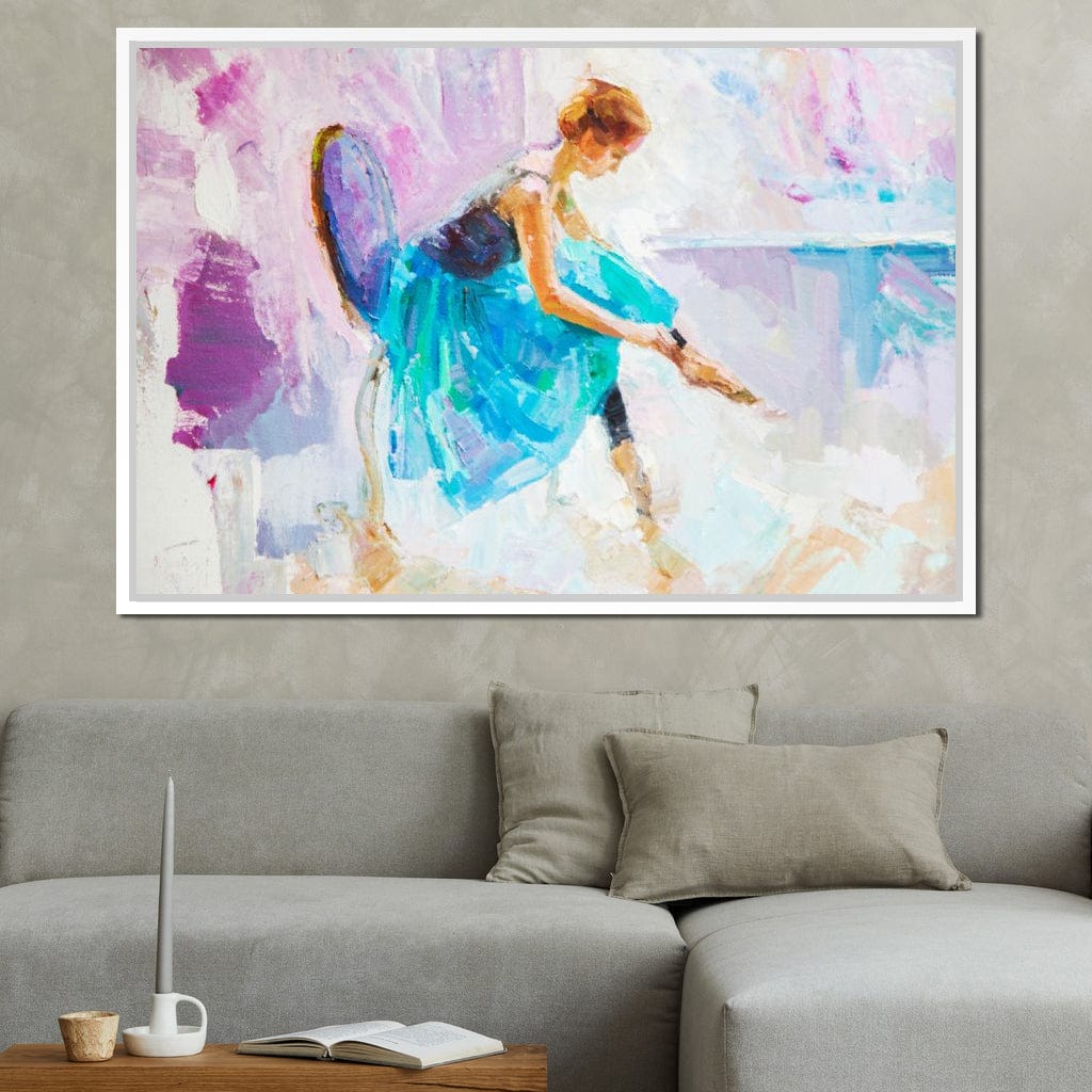 Gracious Ballerina Canvas Wall Art