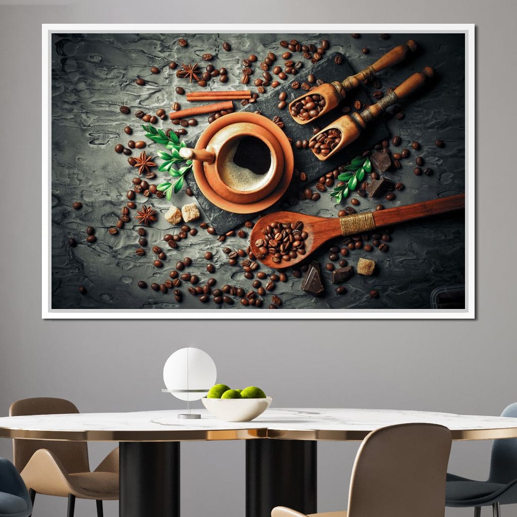 Coffee Aficionado Canvas Wall Art