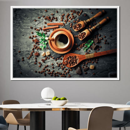 Coffee Aficionado Canvas Wall Art