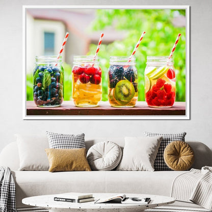 Detox Water Canvas Wall Art