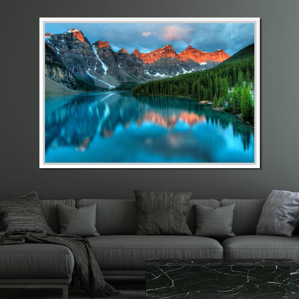 Moraine Lake Canvas Wall Art