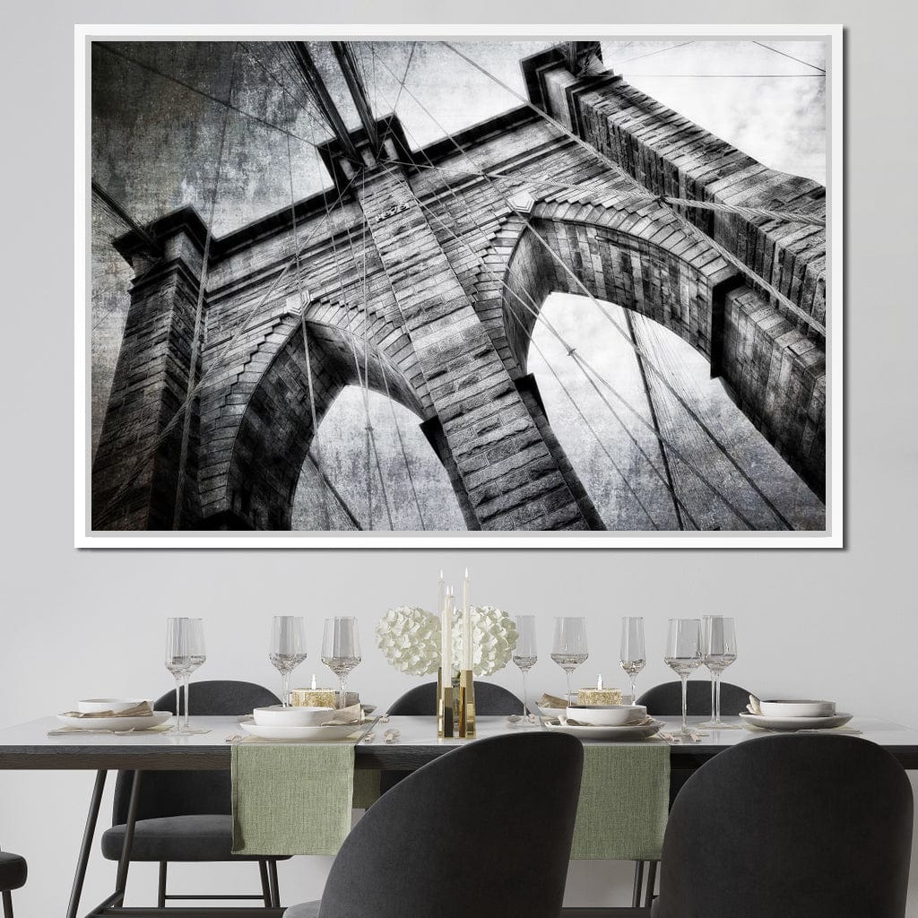 Brooklyn Bridge Arch Canvas Wall Art