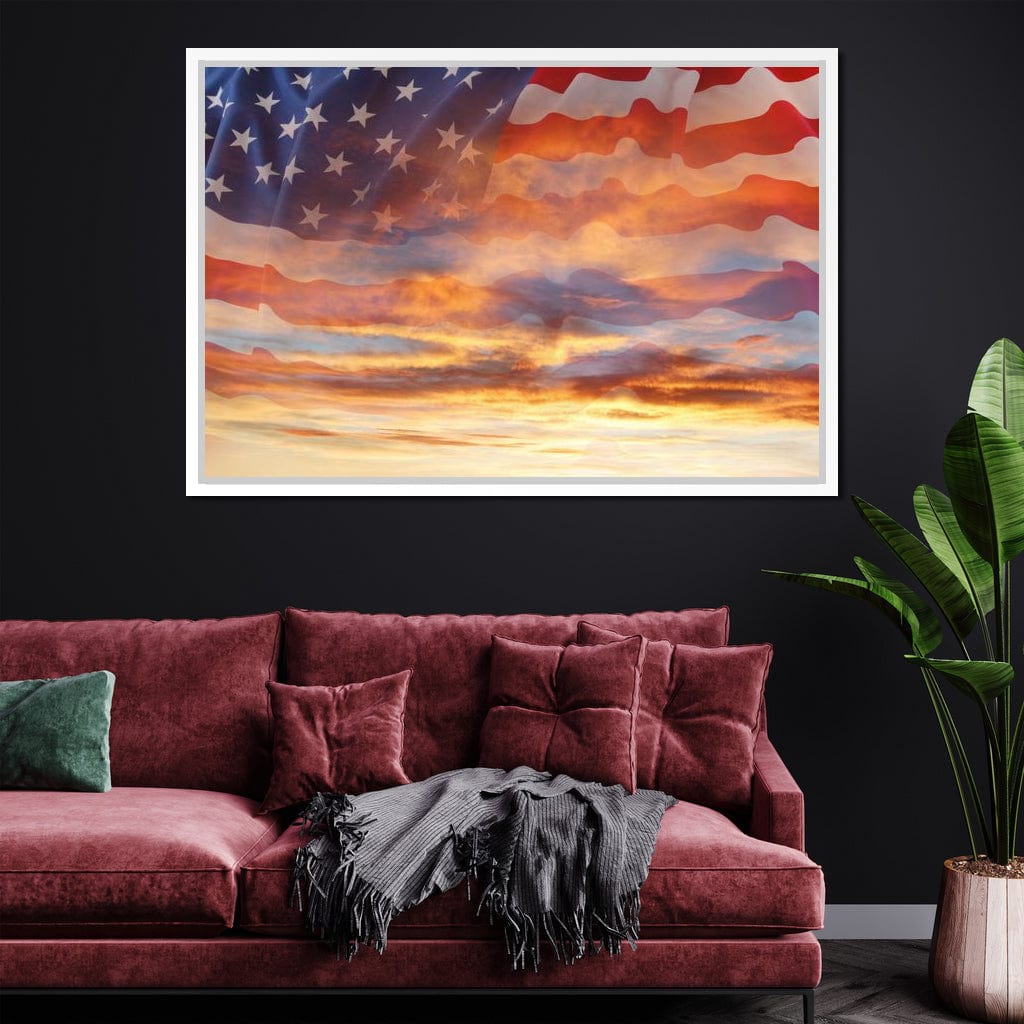 American Sky Canvas Wall Art