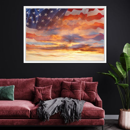 American Sky Canvas Wall Art