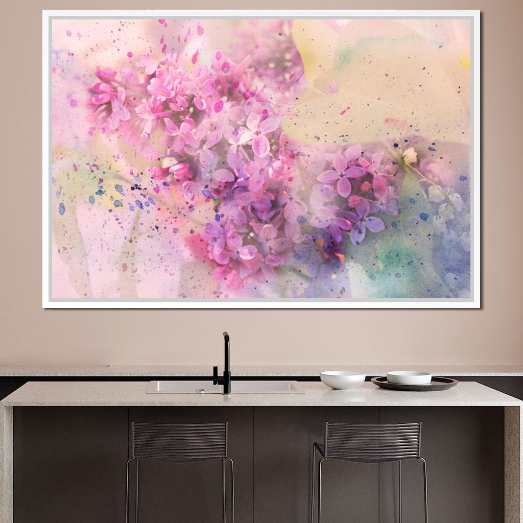 Lilac Storm Canvas Wall Art