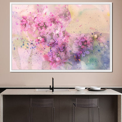 Lilac Storm Canvas Wall Art