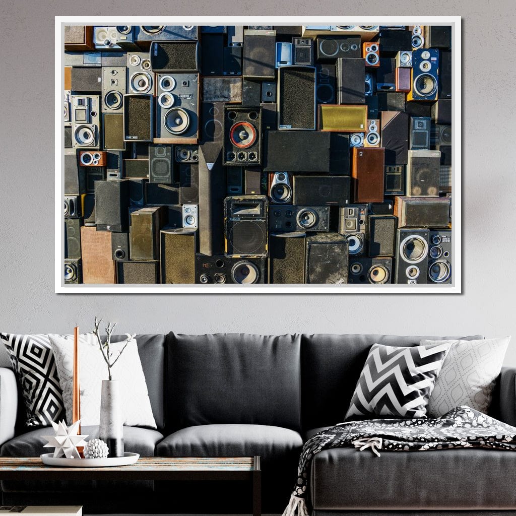 Speakers Wall Canvas Wall Art