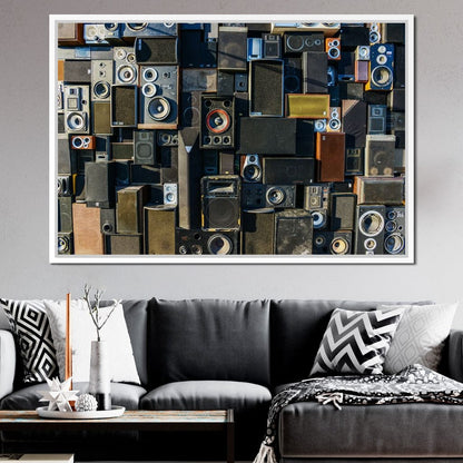 Speakers Wall Canvas Wall Art