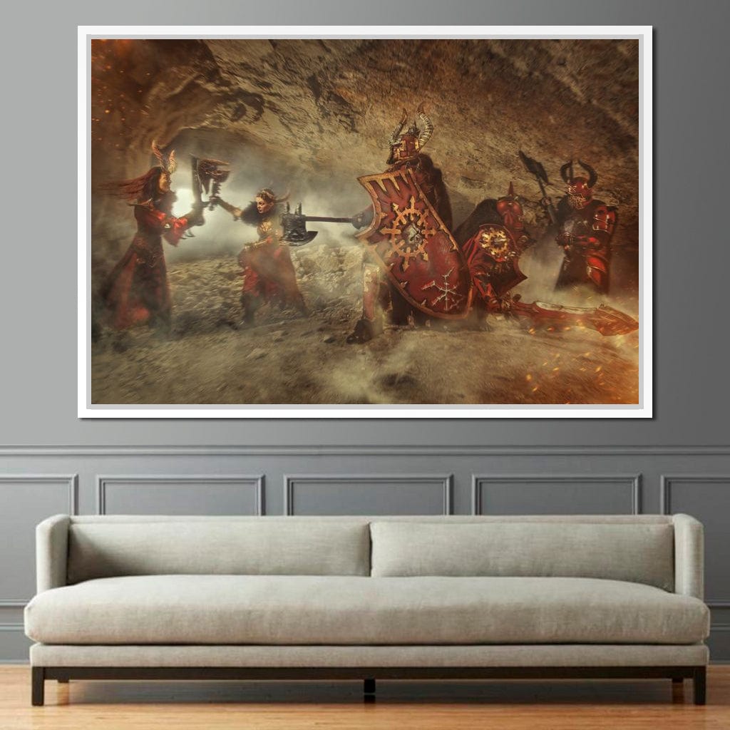 Dungeon Warriors Canvas Wall Art