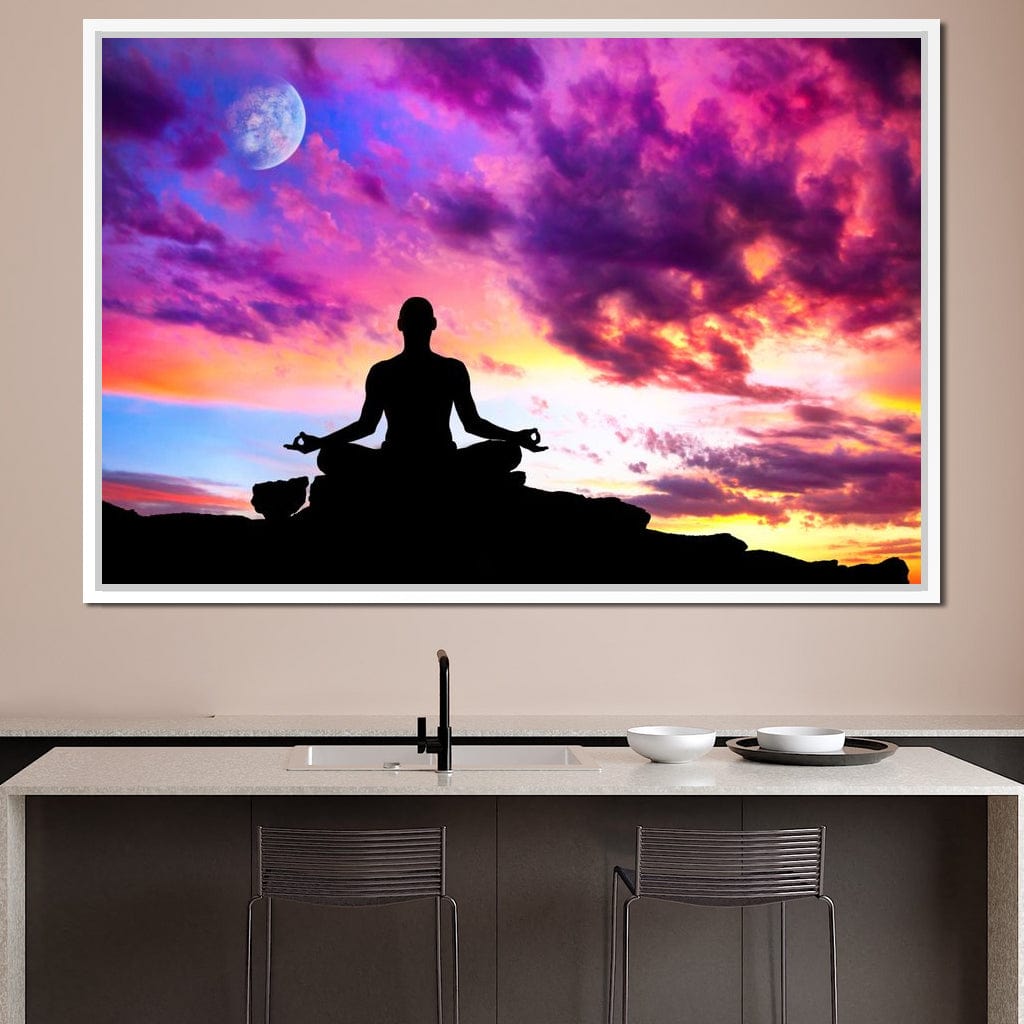 Master of Yoga Canvas Wall Art