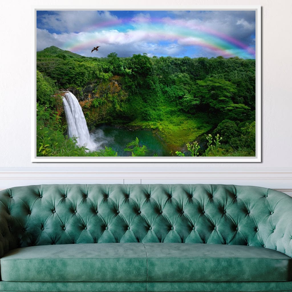 Hawaiian Jungle Canvas Wall Art
