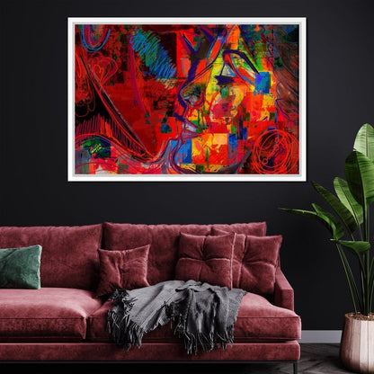 Kiss Canvas Wall Art