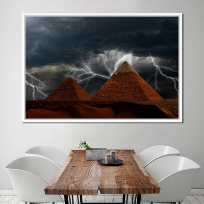 Pyramids of Giza Canvas Wall Art