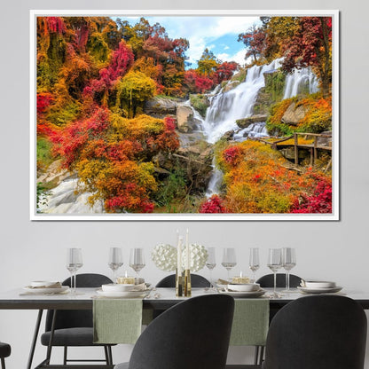 Mae Klang Waterfall Canvas Wall Art