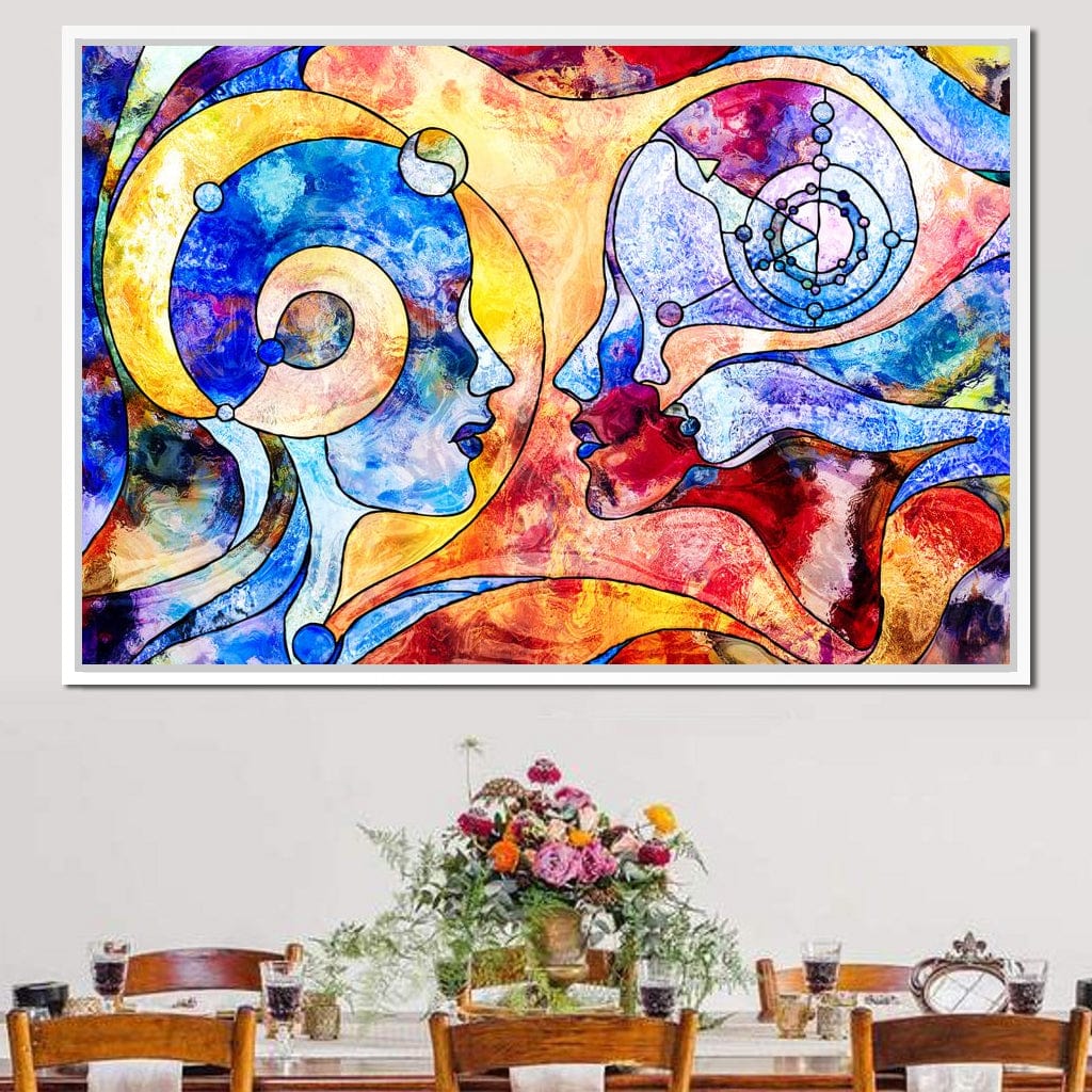 Face to Face Canvas Wall Art