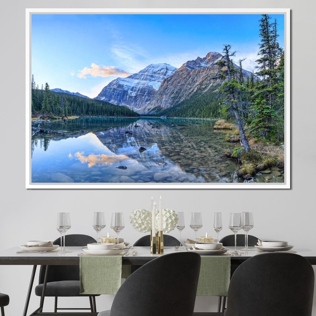 Edith Lake Canvas Wall Art