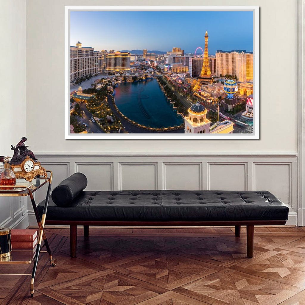 Las Vegas Skyline Canvas Wall Art