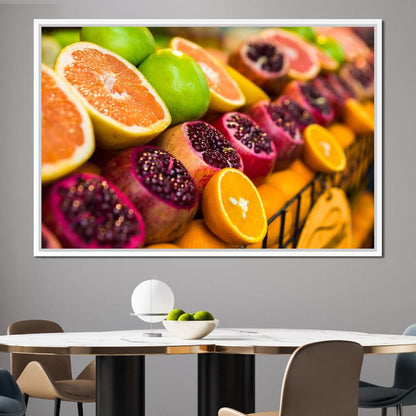 Istanbul Fruit Market Canvas Wall Art