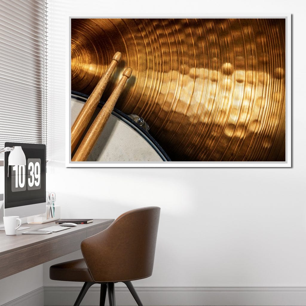 Percussionist Canvas Wall Art