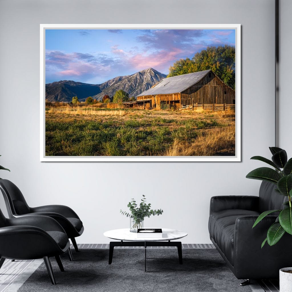 Sunrise at the Ranch Canvas Wall Art